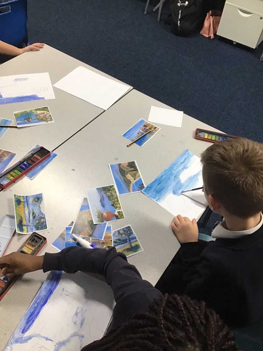 MRPAyear4b's tweet photo. Using watercolours to create landscape pictures of Sicily! https://t.co/QpOyJhNss6