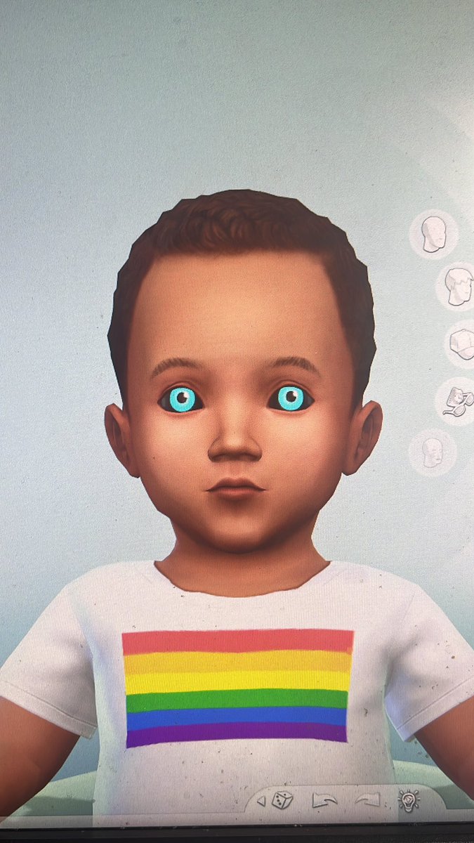 swagyecool's tweet photo. someone please help me… my infants have occult eyes!! and nothing i do is fixing it unless i take my cc out all together:// #Sims4Infants #Sims4Cc #sims4 @TheSims @TheSimCommunity https://t.co/TVGbhzYDlX