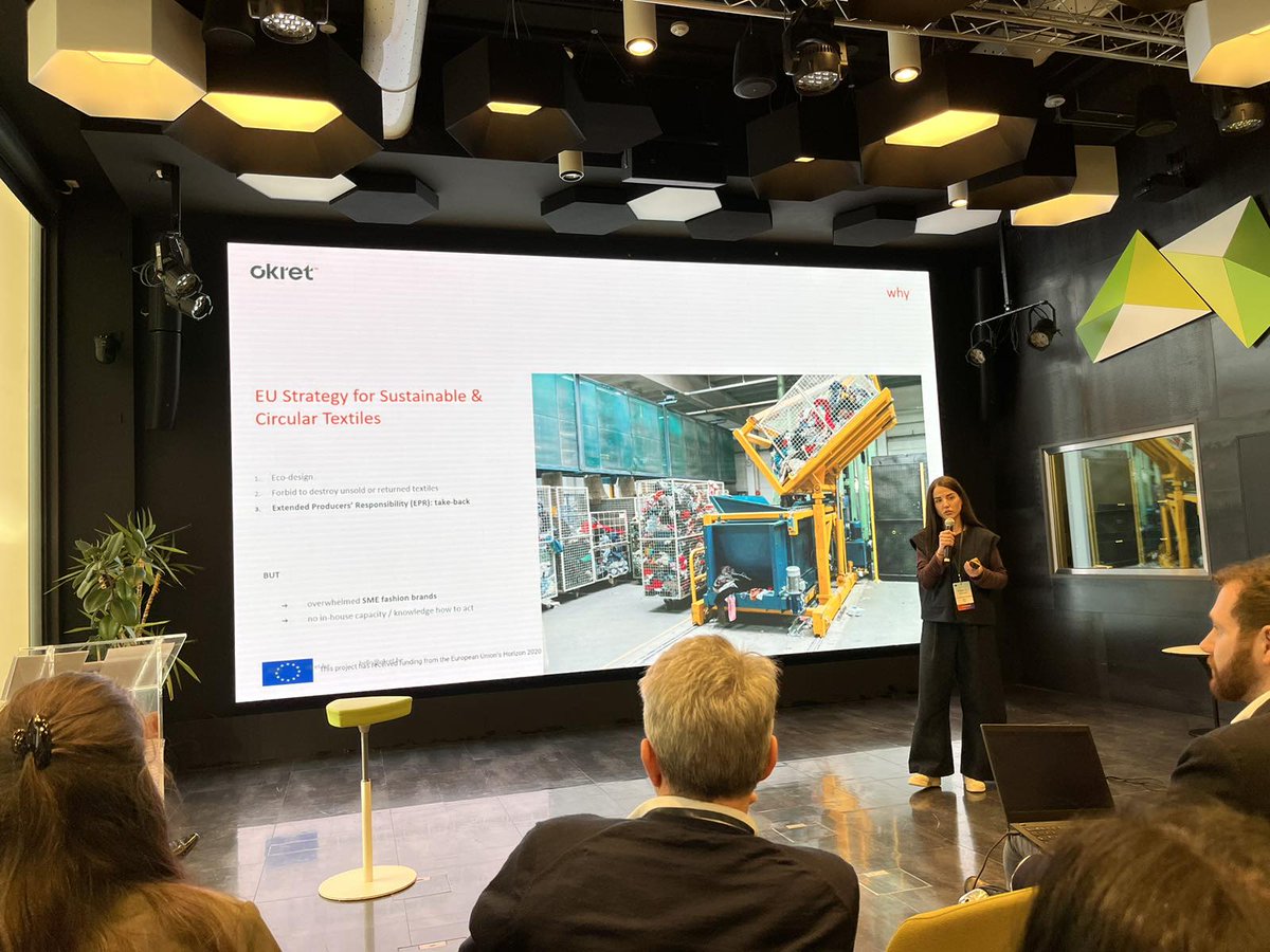 Last but not least - OKRET, who is one-stop shop for #fashion companies to transition their brands to the ♻️ #circulareconomy within weeks.

Stream 👉 bit.ly/3FllzWs