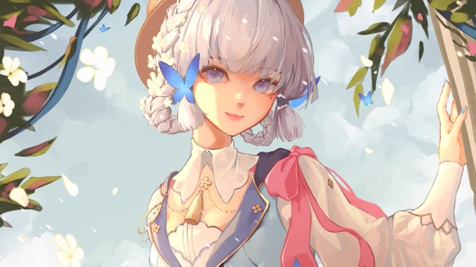 Genshin Art Train!thank u meeks for tagging!tagging    !!  