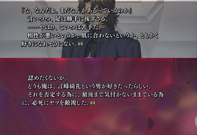 「好きになれそうにない」から始まり「どうも俺は言峰綺礼という男が好きだったらしい」で完結するFate/stay nigh