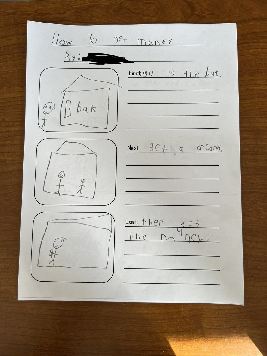 SchneiderIn1st's tweet photo. Loving our “How To” writing activities 🤣 these kiddos really come up with the best topics https://t.co/2nIJJUXBJB