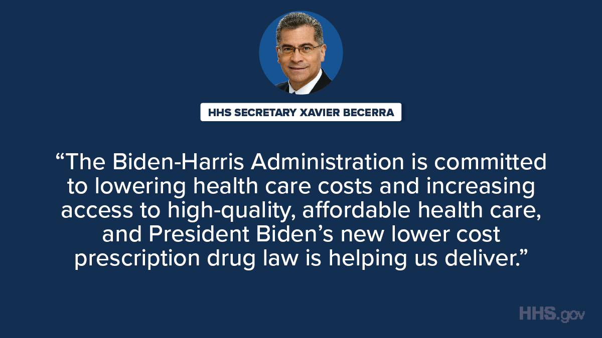 HHSGov's tweet photo. Thanks to @POTUS’ new lower cost Rx drug law, people with #Medicare Part D won’t have to pay out-of-pocket costs for recommended preventive vaccines that can protect them against disease &amp; illness! Providing significant savings for Medicare beneficiaries! https://t.co/AqVikjSFXq https://t.co/wm9Oyr4oRT