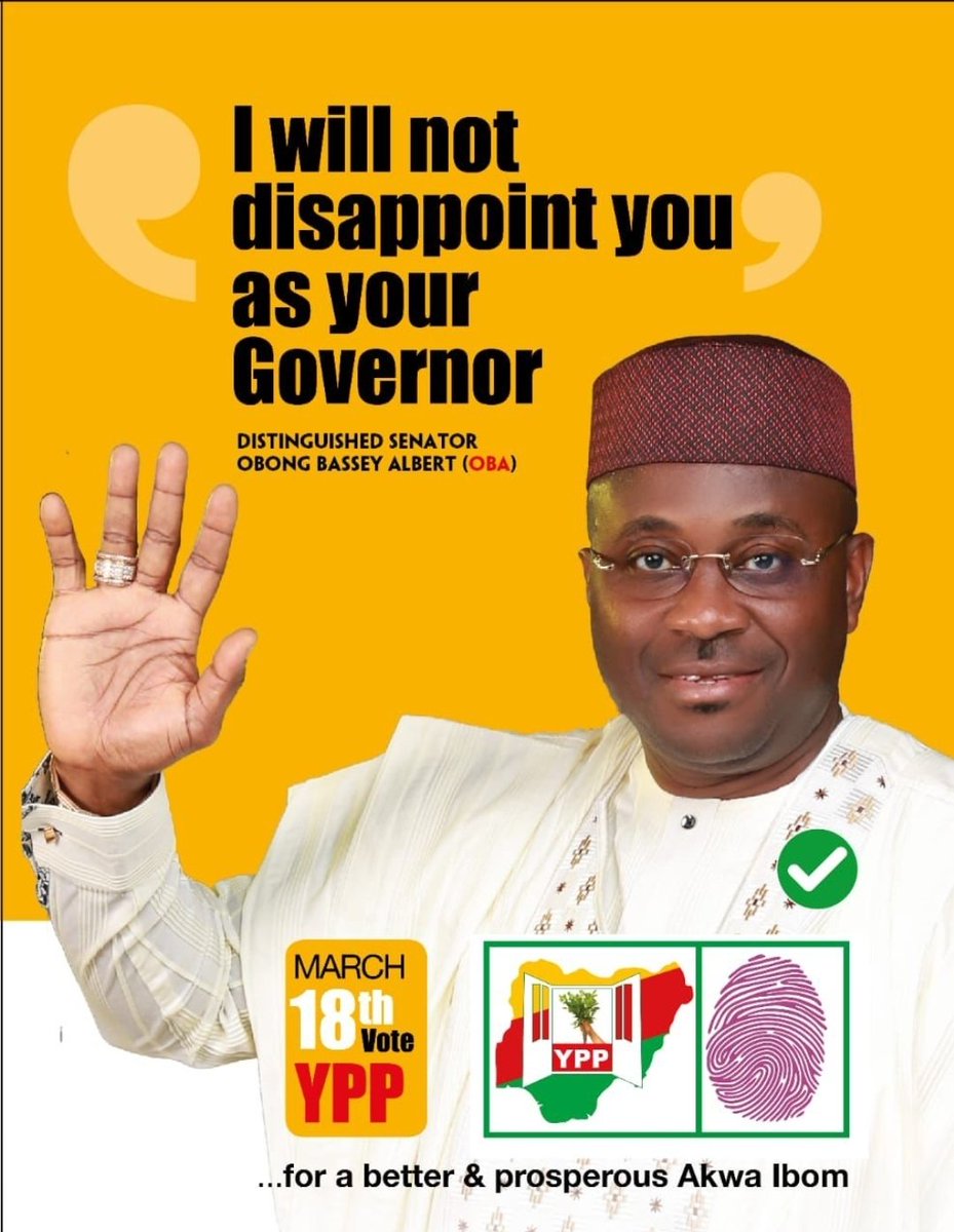 Oba4all_'s tweet photo. Promises are easy to make, but actions speak louder than words.
@senatoroba has tirelessly put in the work towards transforming the lives of Akwa Ibomites.
VOTE Quality leadership
VOTE Albert Bassey Akpan (YPP) for Governor of Akwa Ibom State
#oba4all #obacares #voteoba #YPP https://t.co/lBysrv9Vx0
