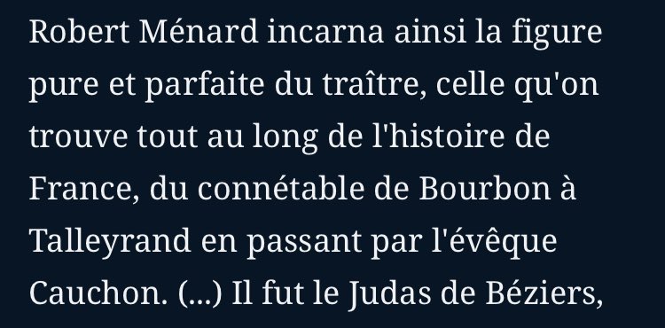 Team Zemmour ⓩ 🇫🇷 on Twitter: "Les 4 vérités d'Éric Zemmour à propos de Robert Ménard : « le Judas de Béziers ». Pour acheter le nouveau livre d'Eric Zemmour : https://t.co/7tET5iz103 #