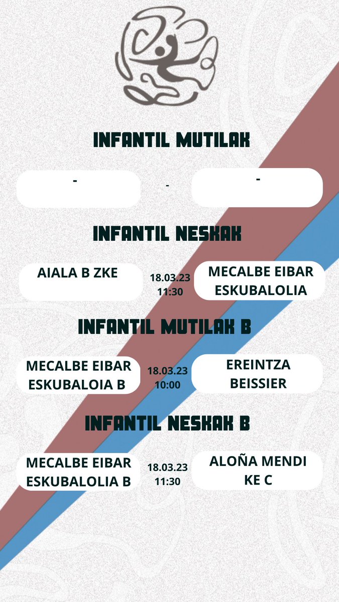 EibarEskubaloia's tweet photo. #ordutegiak #horarios 

Aste honetako ordutegiak.
.
.
Horarios de esta semana. 

#eibar #eskubaloia #eibareskubaloia #euskaleskubaloia https://t.co/A2tahgHJfq