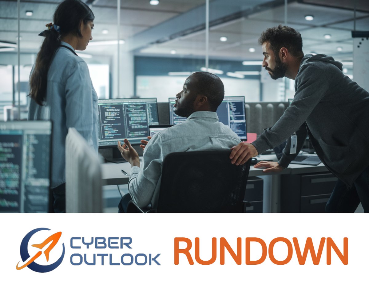 CyberOutlook's tweet photo. Read the latest Cyber Outlook Rundown: 
A Cybersecurity briefing on recent noteworthy Cyber Attacks, Vulnerabilities, and InfoSec news. We highlight useful resources to help people improve Information Security.
https://t.co/EPpfPmnxaz

#cybersecurity #infosec #cyberattack #cyberthreats #hacked #vulnerability #news