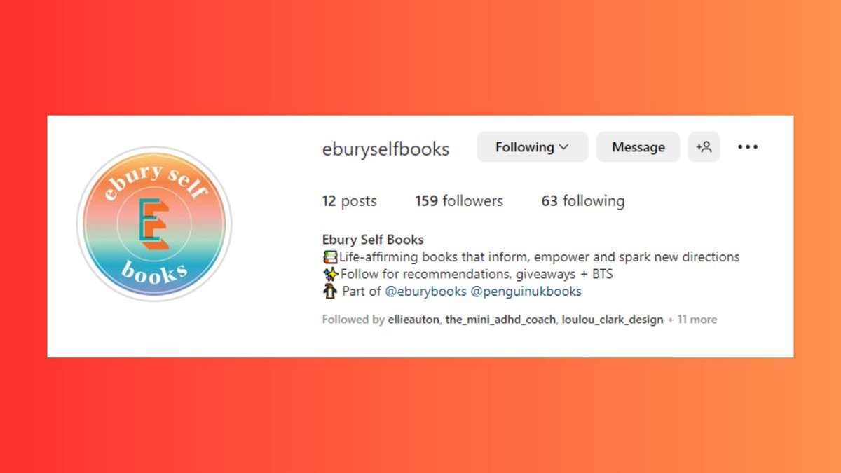 🚨ANNOUNCEMENT: page closing🚨 After over a decade of sharing our amazing Vermilion books with you, we're closing this Twitter account to regroup under one Instagram page: instagram.com/eburyselfbooks/ We're still posting on @EburyPublishing so make sure you're following us there too!
