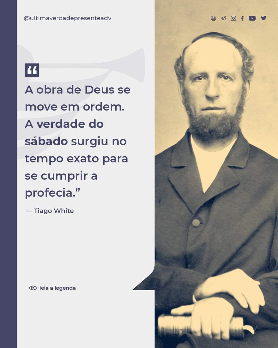 Desde o seu surgimento, a Igreja Adventista do Sétimo Dia tem a missão de proclamar ao mundo essa sagrada verdade que tem sido ignorada.