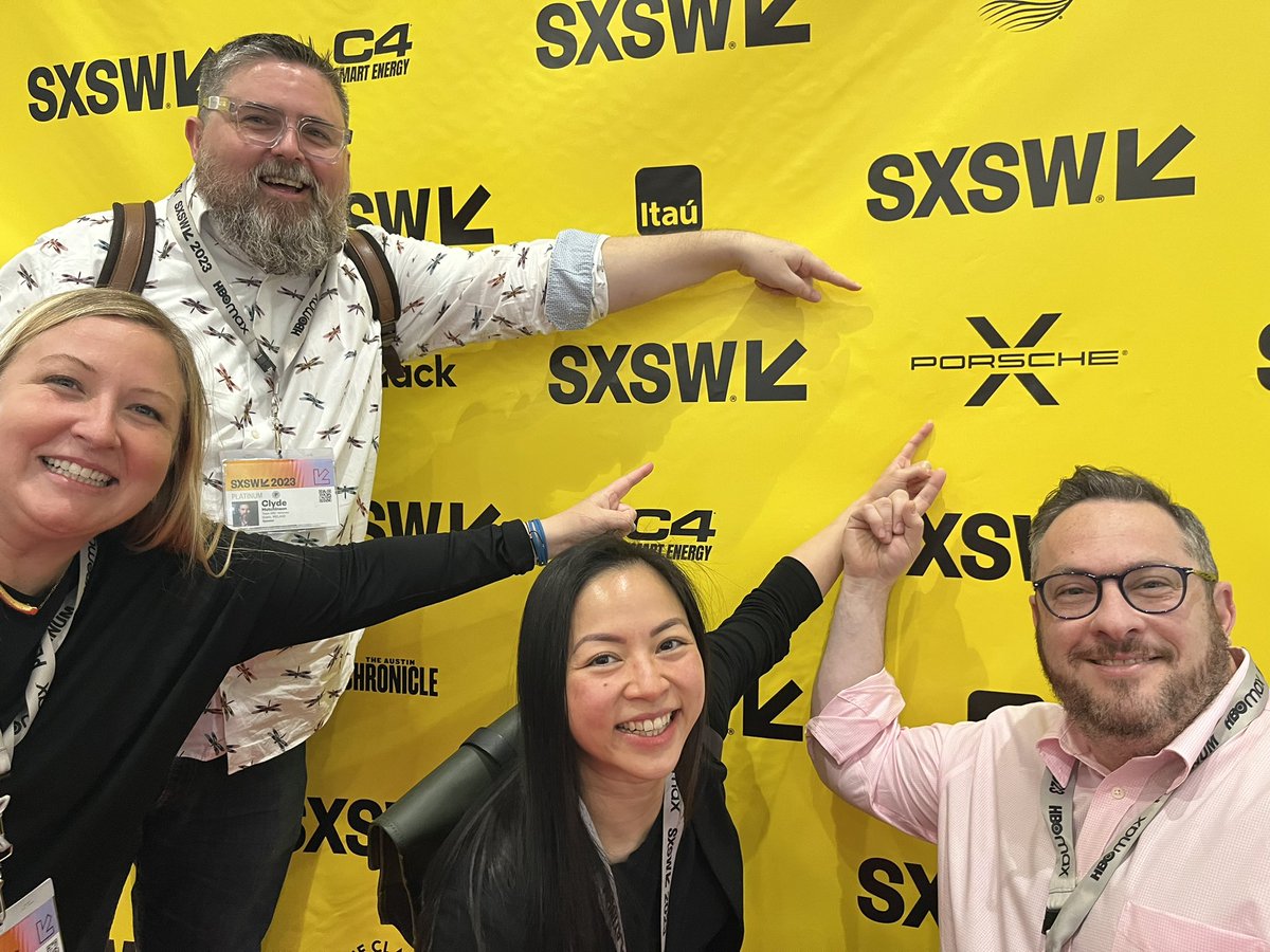 Team ABC Ventures (@teamabcvc) on Twitter photo Ready to go for @SXSW panel Airports: The Epicenters of the Robot Revolution! with our partner <a href="/clydehut/">Clyde Hutchinson</a> <a href="/NaashomMarx/">Naashom Marx</a> @hirscheimerjd #PorscheConsulting <a href="/CVGairport/">CVG Airport</a> & Jessica Yip <a href="/AandKrobotics/">A&K Robotics</a> Ready to go for @SXSW panel Airports: The Epicenters of the Robot Revolution! with our partner <a href="/clydehut/">Clyde Hutchinson</a> <a href="/NaashomMarx/">Naashom Marx</a> @hirscheimerjd #PorscheConsulting <a href="/CVGairport/">CVG Airport</a> & Jessica Yip <a href="/AandKrobotics/">A&K Robotics</a>