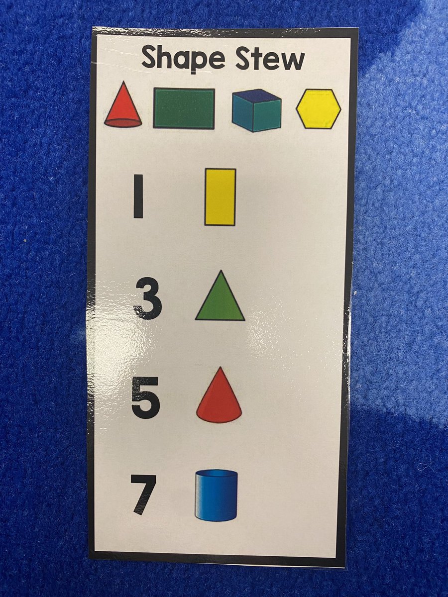 Cooking up some delicious Shape Stew in math groups today! 🟢🔺🟦 <a href="/AlisonLButler/">Alison Butler</a> <a href="/MrsKirell/">Mrs. Kirell</a> <a href="/NorthSideEW/">North Side School</a> #ewlearns