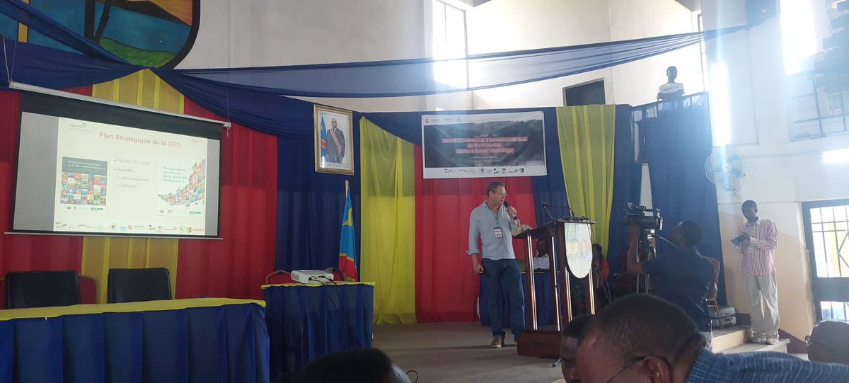 BelgiqueRDCongo's tweet photo. La semaine dernière s’est tenue la 2ème conférence sur la biodiversité dans le bassin du Congo organisée par le #CEBioS (programme du @RBINSmuseum) et le #CSB de l’#UNIKIS. L’ambassade 🇧🇪 y était représentée. (1/3) https://t.co/fh3hNoN905