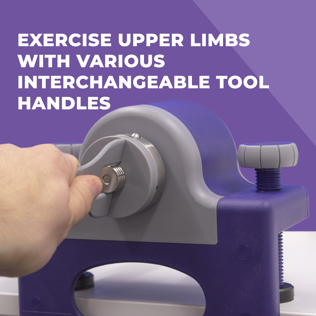 BiometricsLtd's tweet photo. The Upper Limb Exerciser includes a lever arm handle for exercising the shoulder and elbow.
More info: https://t.co/JPoxIUR8fr
#upperlimb #strokerehab #handrehab #neurorehab #neurorehabilitation #upperlimbtherapy #upperlimbrehab #functionaltraining #functionalexercise https://t.co/G5e7cWDlCQ