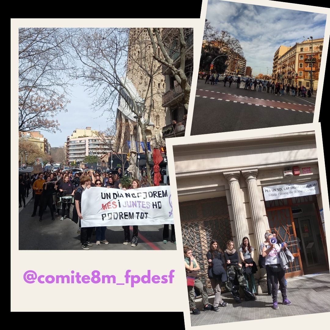 Un dia no podrem més i juntes ho podrem tot✊🔥

Estem molt agraïdes un any més per l'organització que ha fet possible aquest 8M de Vaga General Feminista.

Gràcies també a Batukalla per tornar-nos a acompanyar i a totes les que lluiteu cada dia. 

VISCA LA LLUITA FEMINISTA!💜