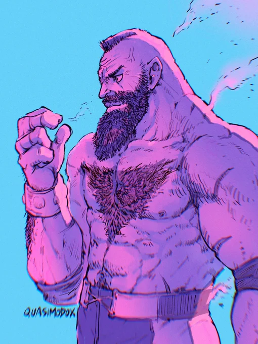 I'm super hyped for Zangief. Really wanna play Street Fighter 6~ 