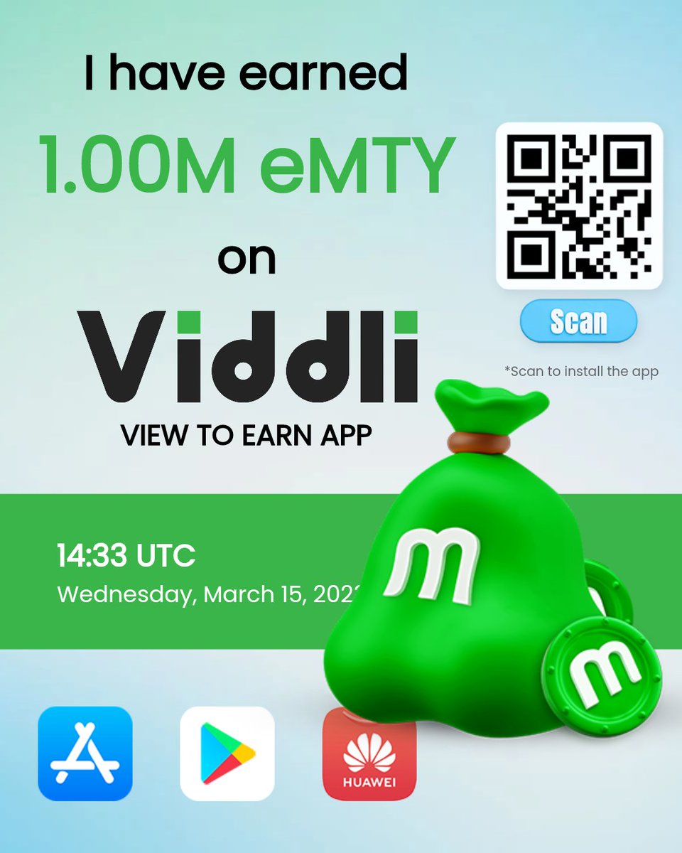 sour1080's tweet photo. I've earned 1.00M eMTY #crypto on #viddli app. install now at https://t.co/IbzQjJVP1I
@ViddliApp 
#NFT #CRYPTO #VIDLLI #EARLYMINTER
#EMTY https://t.co/jQp5HndQks