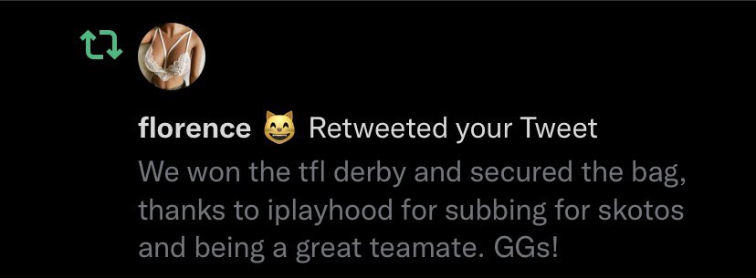 why did this sex bot just retweet my shit