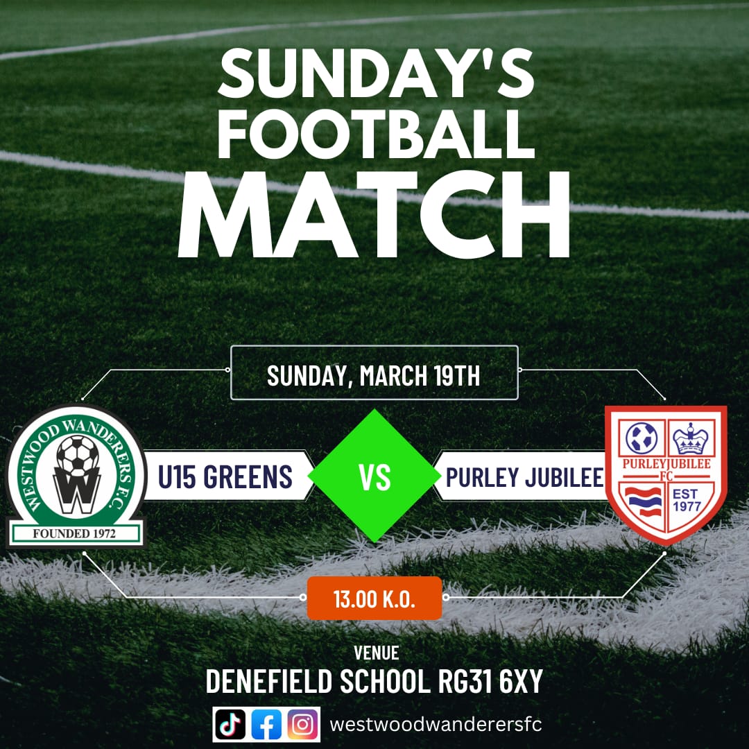 Just the 3 home games this week, brave the weather and come to watch some great football #grassrootsfootball #upthewestwood