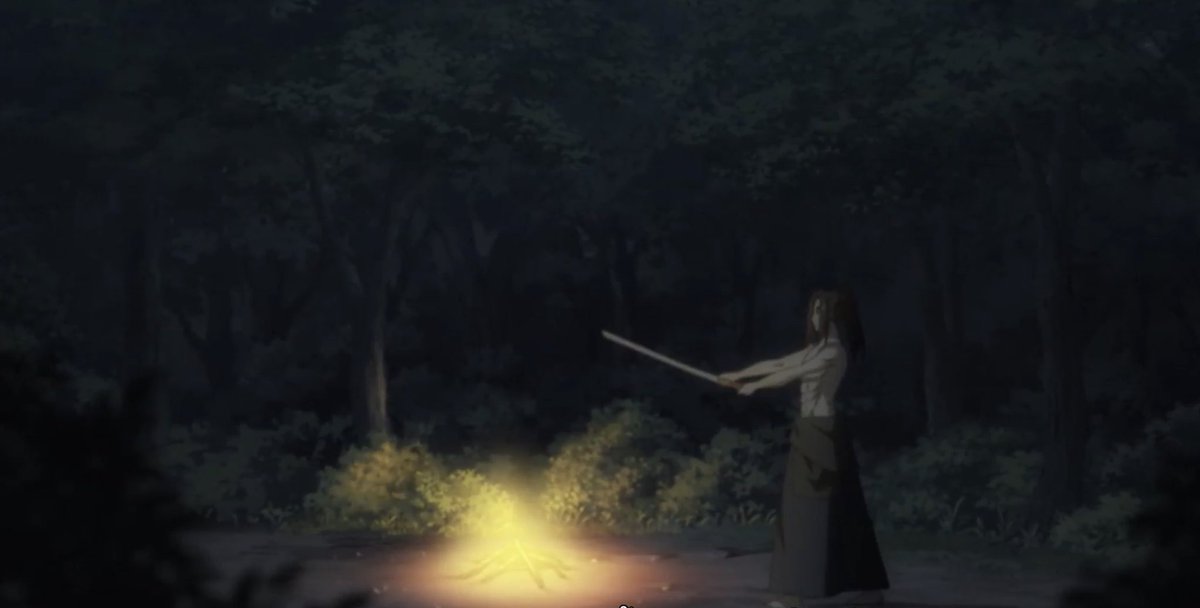 - ค่ำคืนเช่นนี้มีชายหนุ่มกำลังฟันดาบอยู่ตรงกองไปแสงไฟสว่างทำให้เป็นจุดสนใจในป่าไม้เลยทีเดียวดูเหมือนเค้าจะยังไม่รู้ตัวว่าคุณกำลังมองเค้าอยู่ยามนี้คุณลองทักทายเค้าดูคงมิเสียหาย

❝    . . . . . ฮึบ !   ❞