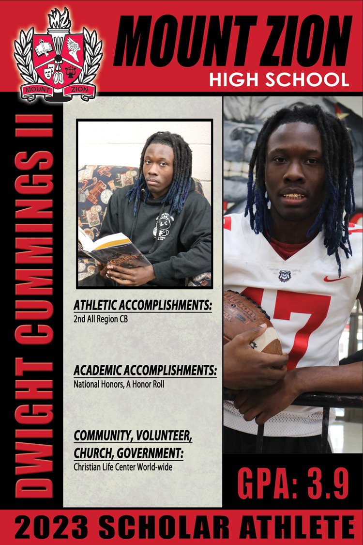 CCPS Athletics Presents the 2023 Scholar-Athlete Awards - Congratulations to Mt. Zion's top Scholar-Athlete Honorees  <a href="/CCPSNews/">Clayton County Public Schools</a> <a href="/CNDSportsDesk/">Clayton News Sports</a> <a href="/MZHSsports/">Mount Zion</a> <a href="/mzhsbulldogsat1/">@mzhsbulldogsathletics</a>