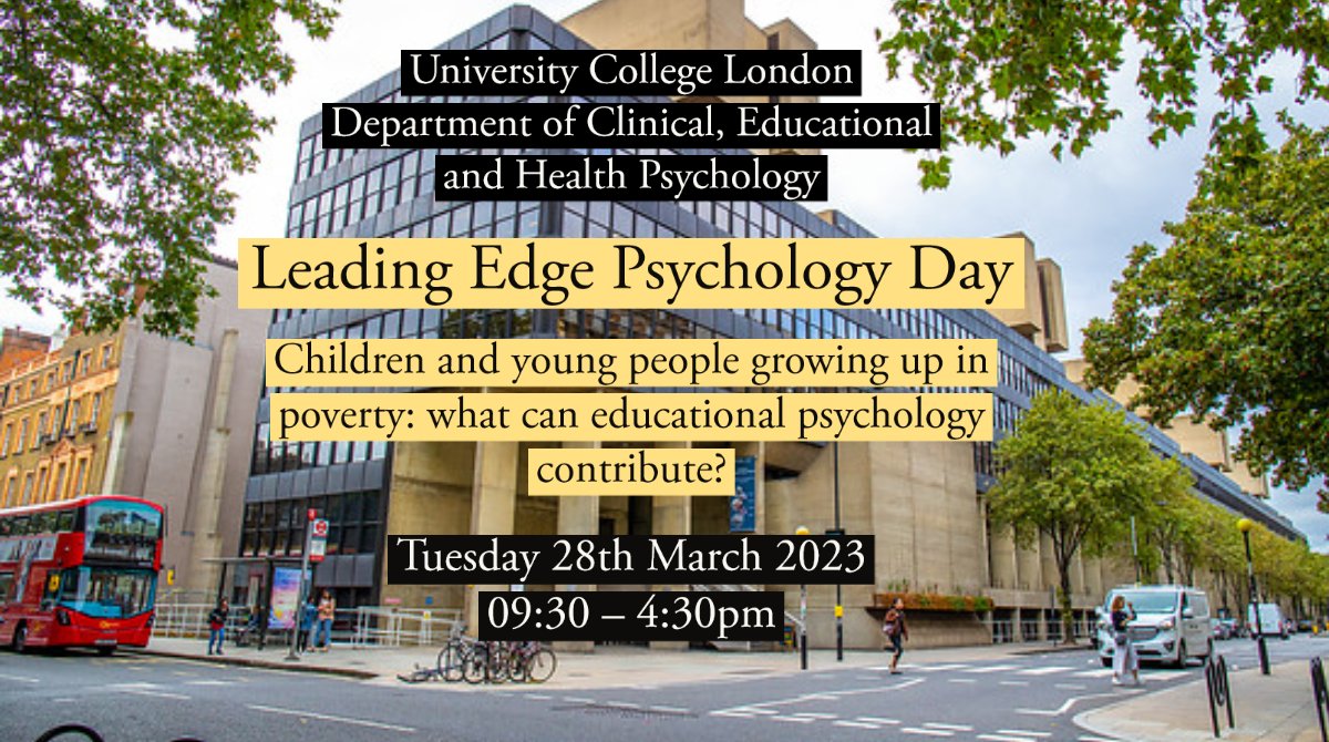 Just under two weeks to go until our annual Leading Edge Day event! Tickets are available via our online UCL Store... onlinestore.ucl.ac.uk/conferences-an…