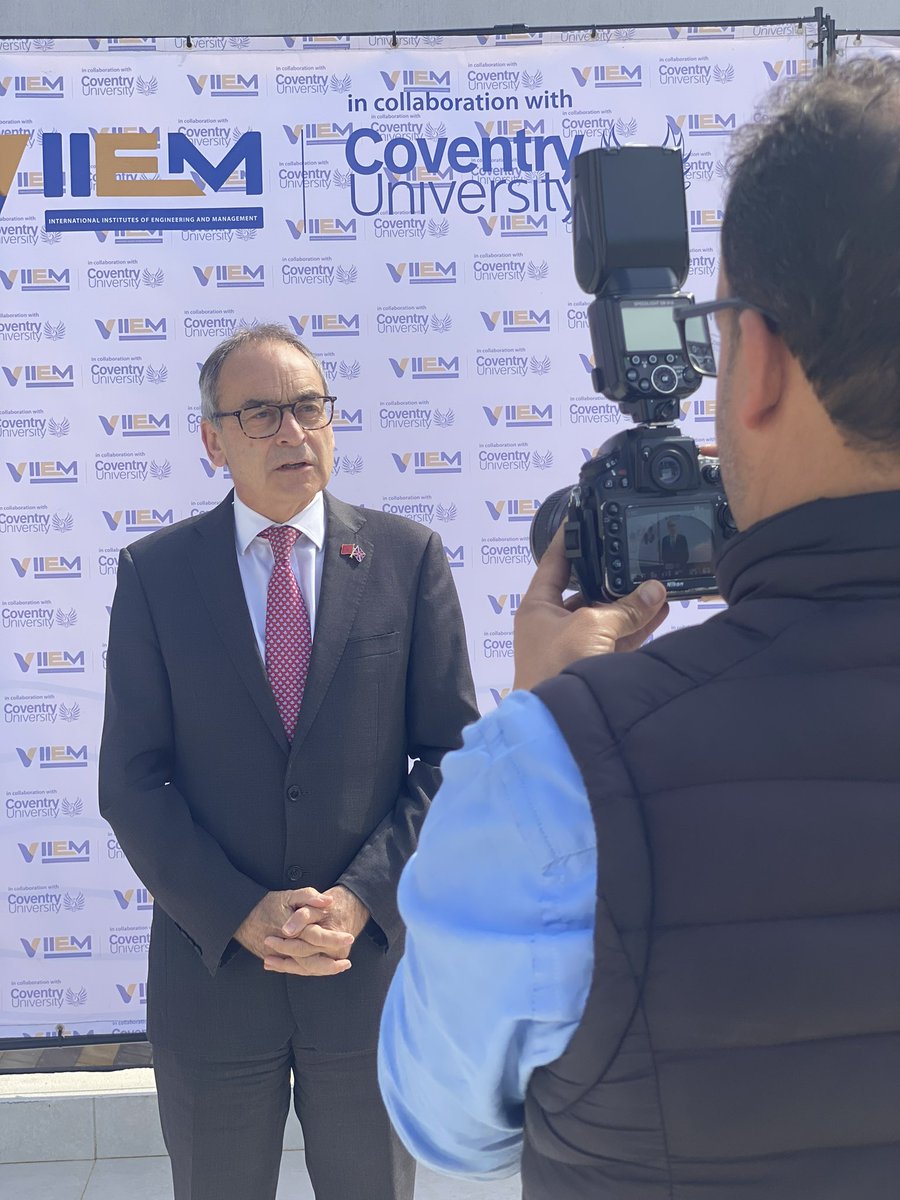 UKinMorocco's tweet photo. Exciting visit to @covcampus new branch opening soon in #Bouskoura - Casablanca, the first British University campus branch to open in Morocco 🇲🇦 . 
As more Moroccans embrace British 🇬🇧 education,  we look forward to seeing more British Universities opening across the country. https://t.co/bRGqOx6fRx