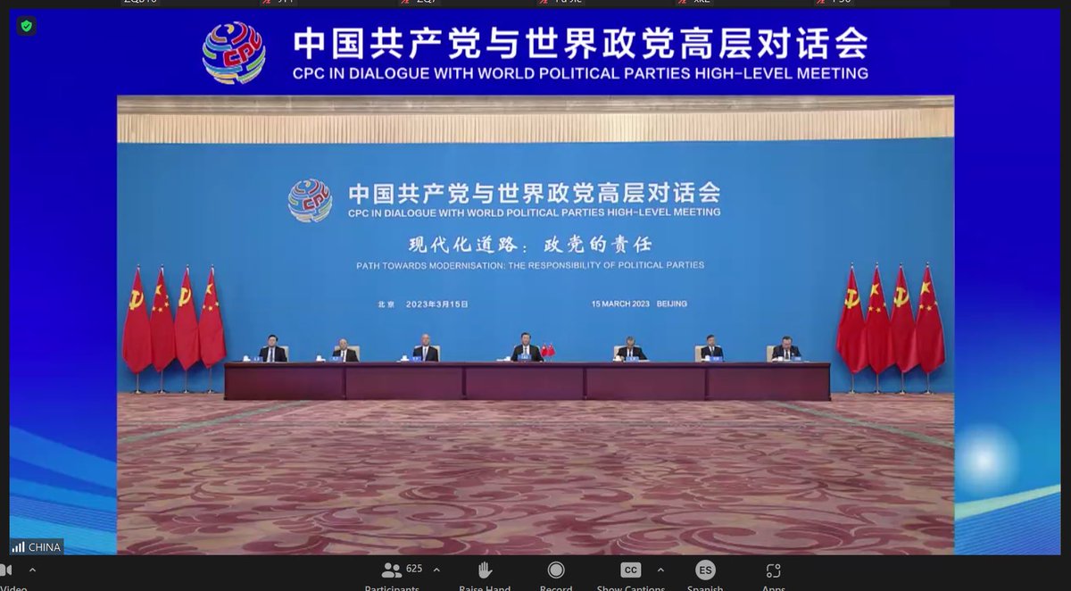 Participamos del Diálogo de Alto Nivel entre el PCCh y partidos políticos del mundo que tuvo como tema principal “el Camino hacia la Modernización: Responsabilidad de los Partidos Políticos”.

Se reiteró el compromiso chino de construir una comunidad de futuro compartido.
🇦🇷🤝🇨🇳
