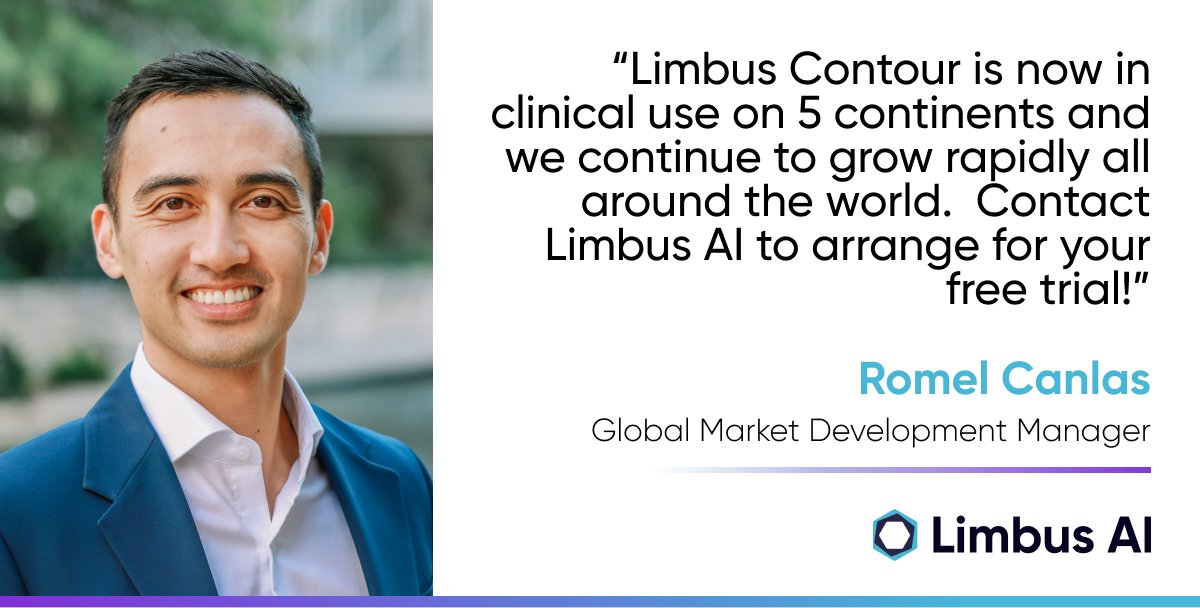 LimbusAI's tweet photo. Conference season is fast approaching and our team is looking forward to meeting our many new customers and collaborators in person at these events! Book a meeting here: https://t.co/DxA8XGazcH #ai #autocontouring #medphys #radonc #radiationtherapy #ACRO2023 #AAPMSCM2023 https://t.co/TgFqj8Ja2L