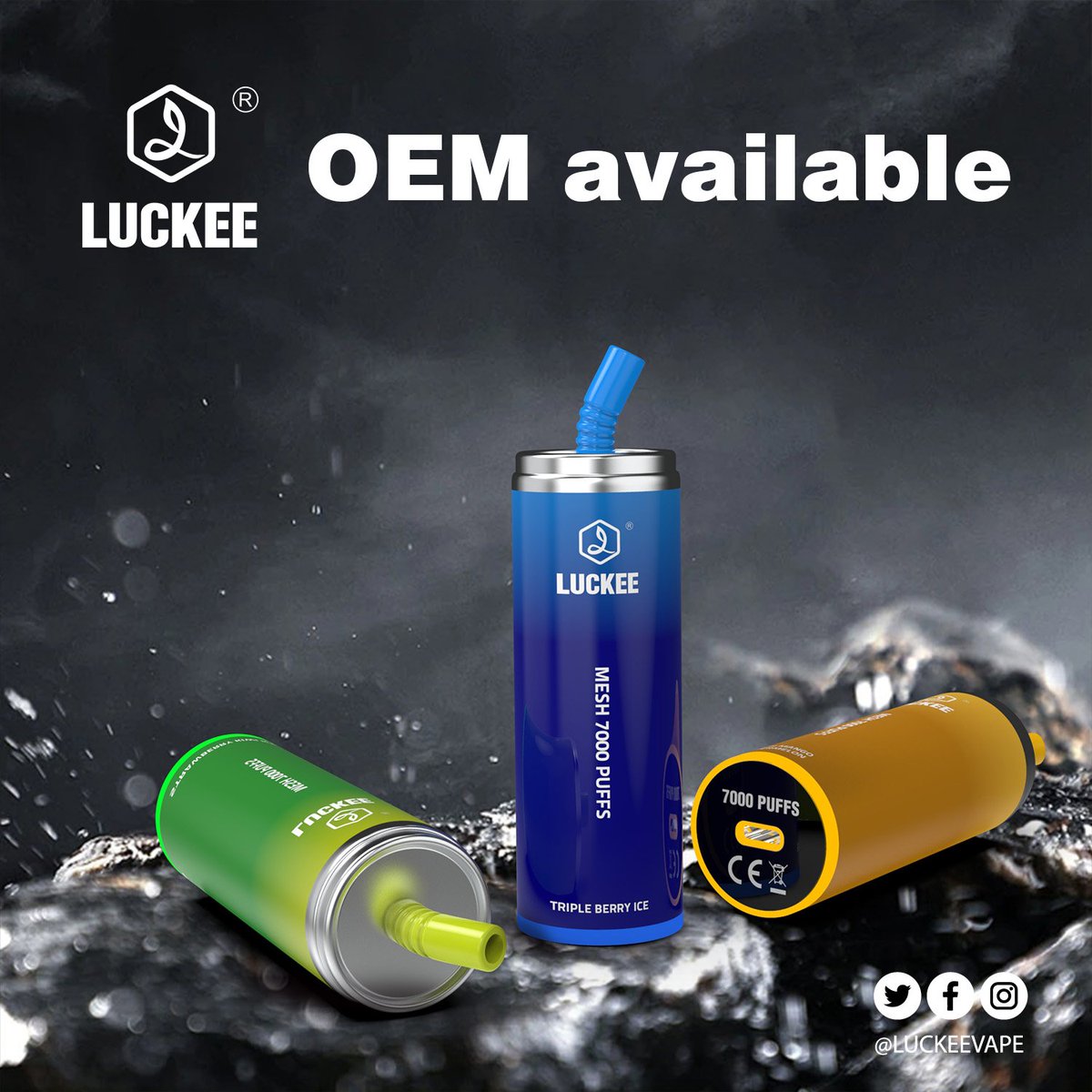 RockMe_Vape's tweet photo. Supports OEM with UP TO 7000 PUFFS

The disposable vape packs a real punch.

-Up to 7000 puffs
-650mAh Battery 
-Type-C rechargeable
-18mL E-liquid 

🌐https://t.co/gXNUrWhxFL

#erapro #ERAPRO #oem #7000puffs #vapepod #vapesociety #vapelife #vapejuice #vapelove #vapecrew https://t.co/8Ctk3Vupjd
