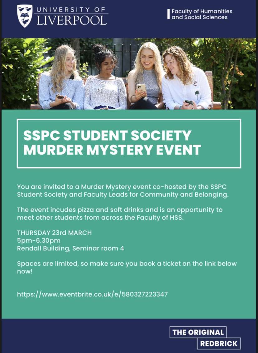 UoL SSPC Society tweet media