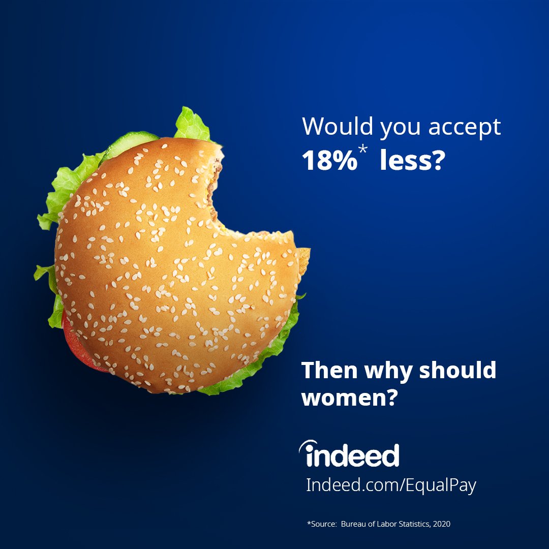 WhoIsThisJulie's tweet photo. @Indeed is helping to close the gender pay gap by championing pay transparency. Click here to access real-time pay information and expert advice so women can finally get paid what they deserve: https://t.co/Zz9niBIzHd #WHM #BetterWorkForWomen https://t.co/3B50wH8T5Y