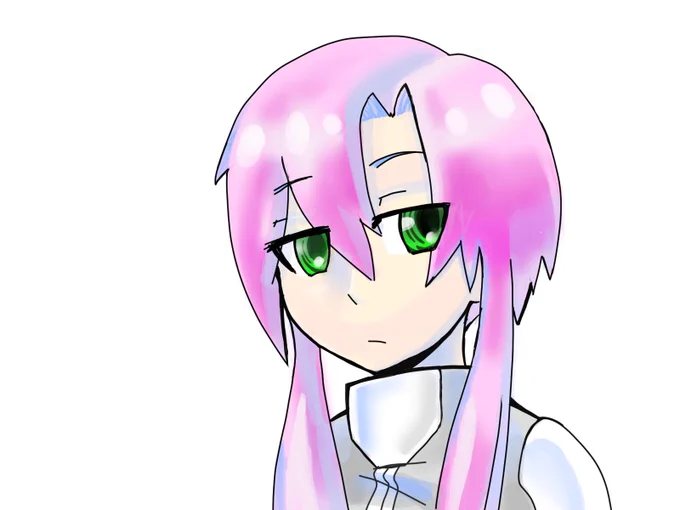 うーん迷走中。絵柄に合う塗り方がわからぬ。