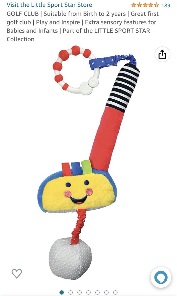 aleeceeyaa's tweet photo. Donnie - “can you still add things to the baby registry”
Me - “I mean I can but shower is soon, what would you like me to add”
Donnie - *see pic*

😂🥹
I told him it would be more special if he bought it for her 🤍 got to start her golf swing young! https://t.co/vCfoqbMwQ6