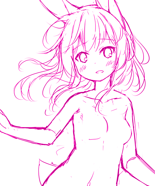 「」|秋暁のイラスト