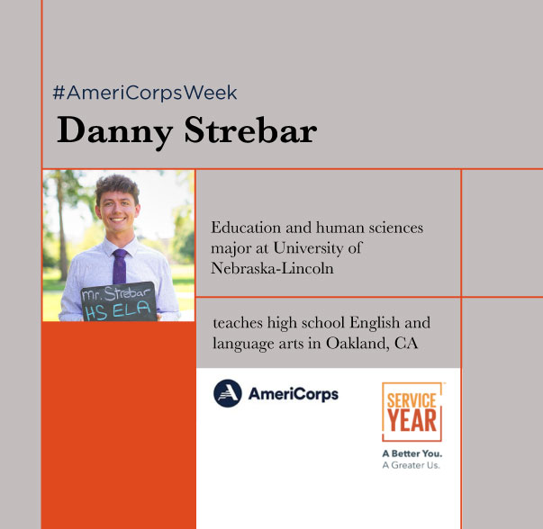 ACE Teaching Fellow, Danny Strebar is helping us celebrate AmeriCorps Week with an Instagram takeover of @ServiceYear Follow along!
#nationalservice #AmeriCorpsWorks