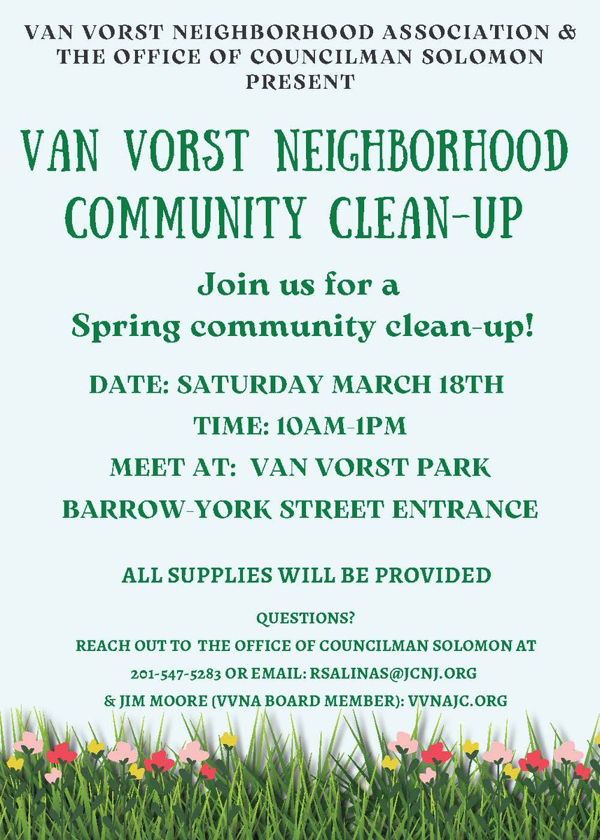 Van Vorst Neighborhood Association tweet media