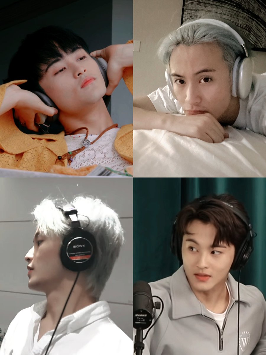 Something about the Mark with headphones on...