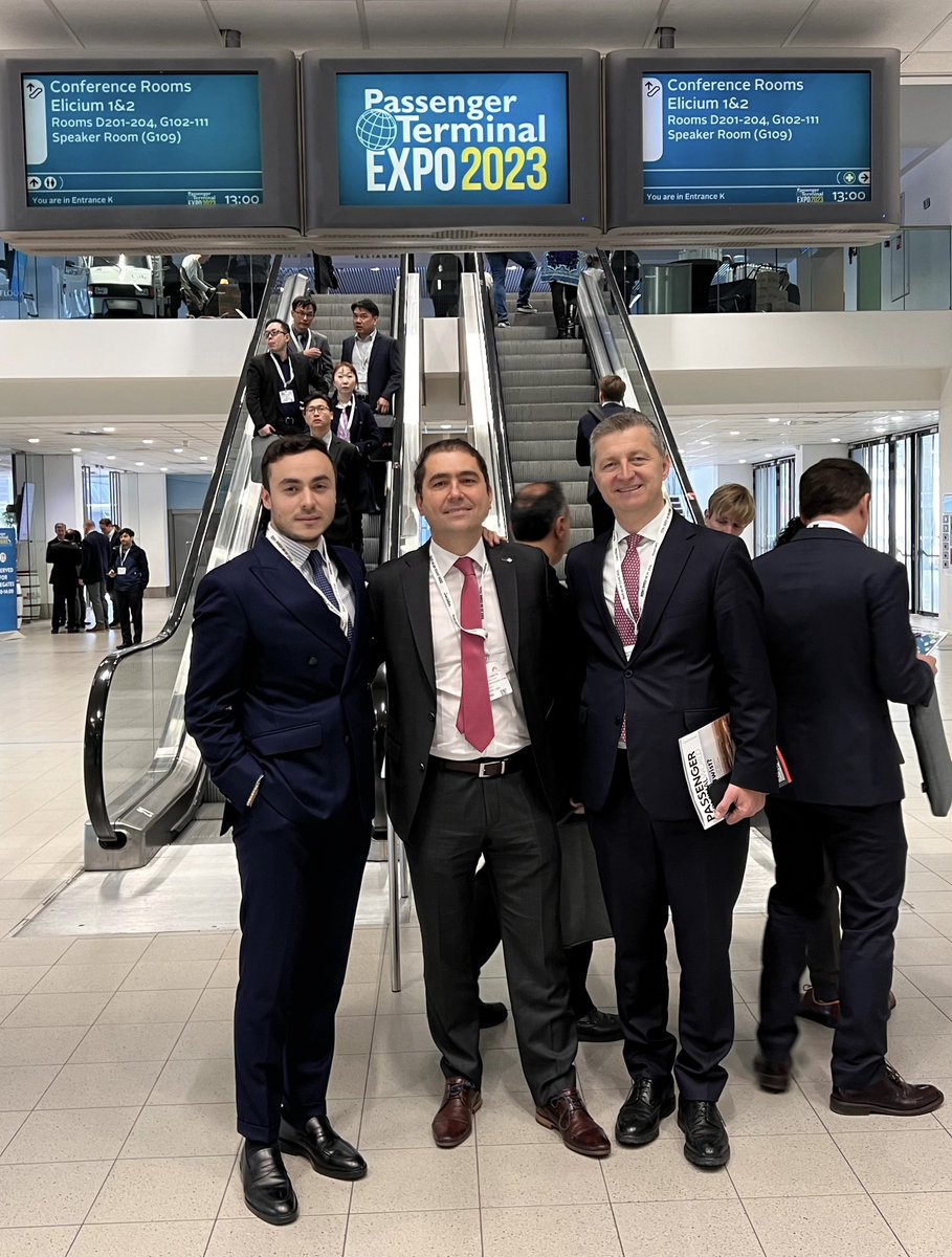 Valonll's tweet photo. Today at the annual Passenger Terminal Exhibition 2023 in Amsterdam, Vlora International Airport (VIA) was joined by its operating and management partners, Munich Airport International, who will operate Vlora International Airport in Vlora, Albania. https://t.co/CNsvX1czFX