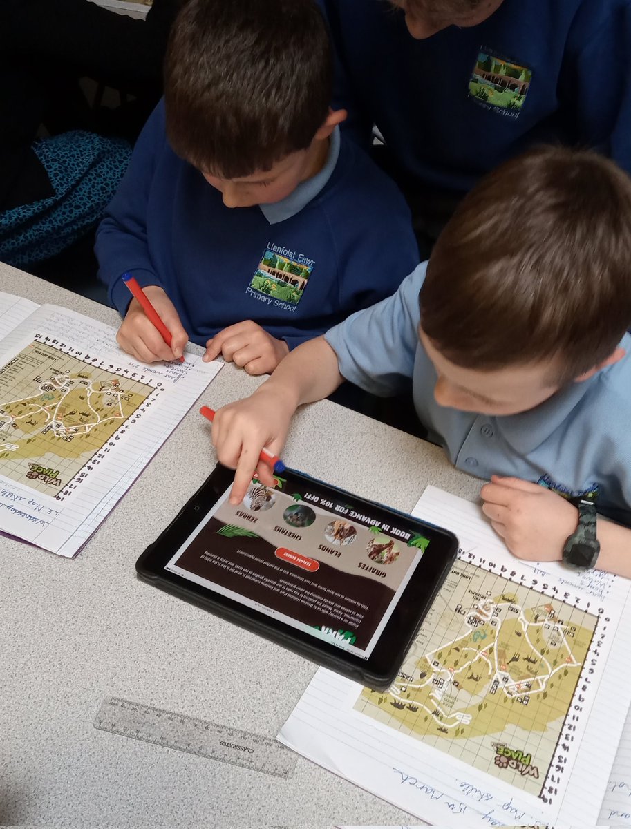 LlanfoistPri's tweet image. Year 4 are very excited anout our upcoming trip to the Wild Place Project. We have been exploring a map of the park and using coordinates to find out what's there. #numeracy #mapskills  #cannotwaituntilFriday