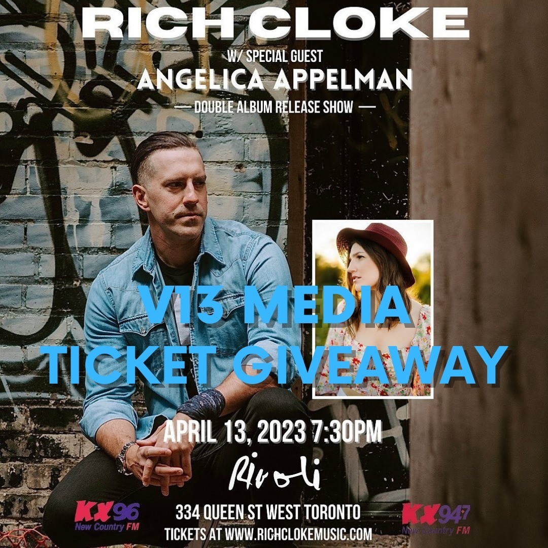 💥 WIN TICKETS 💥 TO <a href="/RichClokeMusic/">Rich Cloke</a> 's exclusive album release show on April 13th at <a href="/RivoliToronto/">Rivoli</a> from <a href="/v13media/">V13 Media</a> !!! Details on how you could win here instagram.com/p/CpqiTjVLAO8/…