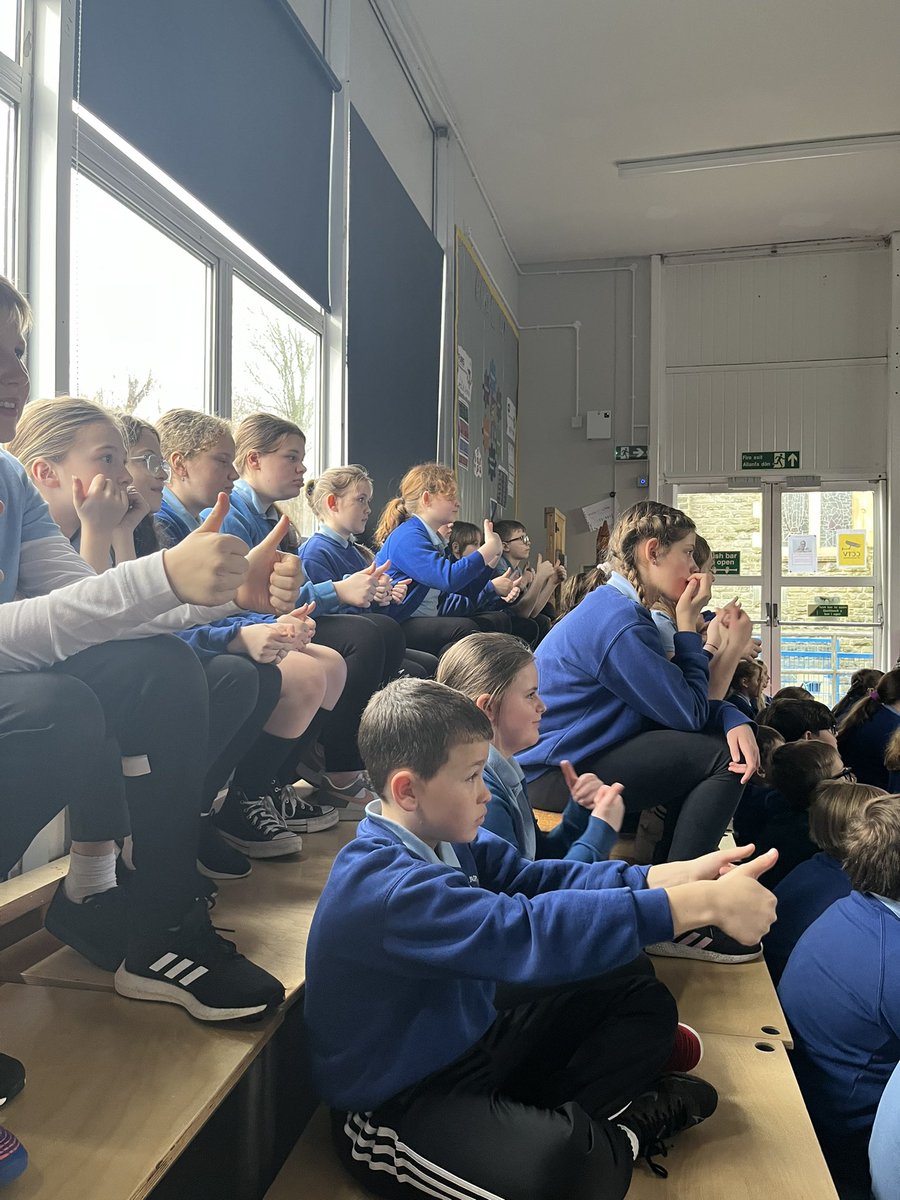 stmarypatrick's tweet image. We have had a special assembly today all about British Sign Language. We talked about how we are all different and we have lots of ways to communicate. We learnt some different ways to sign words and phrases. @BritishSignBSL  #SignLanguageWeek