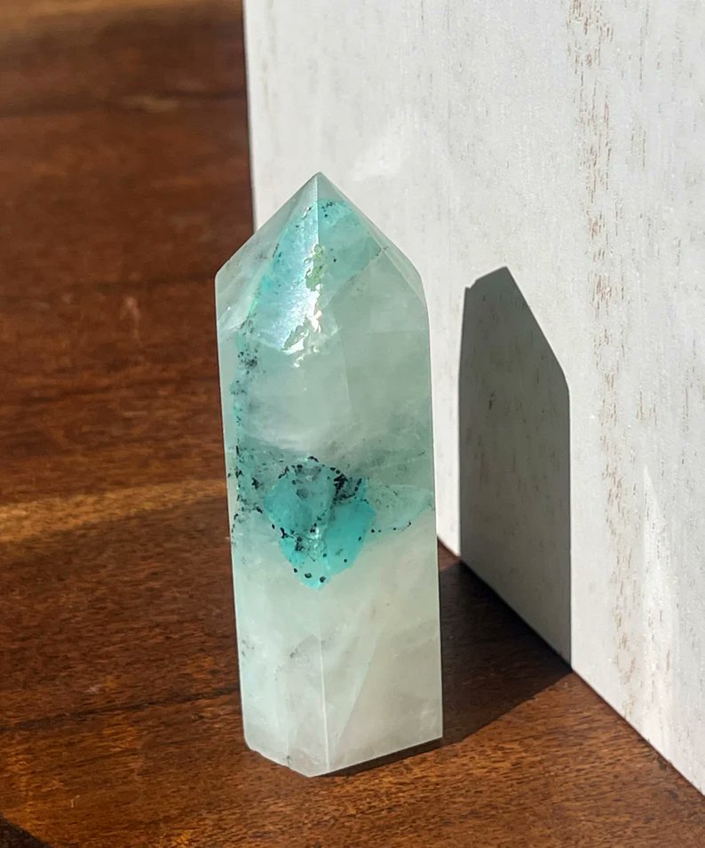 Boondockfinds's tweet photo. Quantum Quattro Silica Tower | Malachite, Dioptase,Chrysocolla, Shattuckite in a Smoky Quartz matrix | AAA Grade Crystal’s https://t.co/BzHdobv8UE  #Chrysocolla #WednesdayRocks #tower #silica #Malachite #minerals #lapidary #etsyshop https://t.co/bgeZAsHpnd