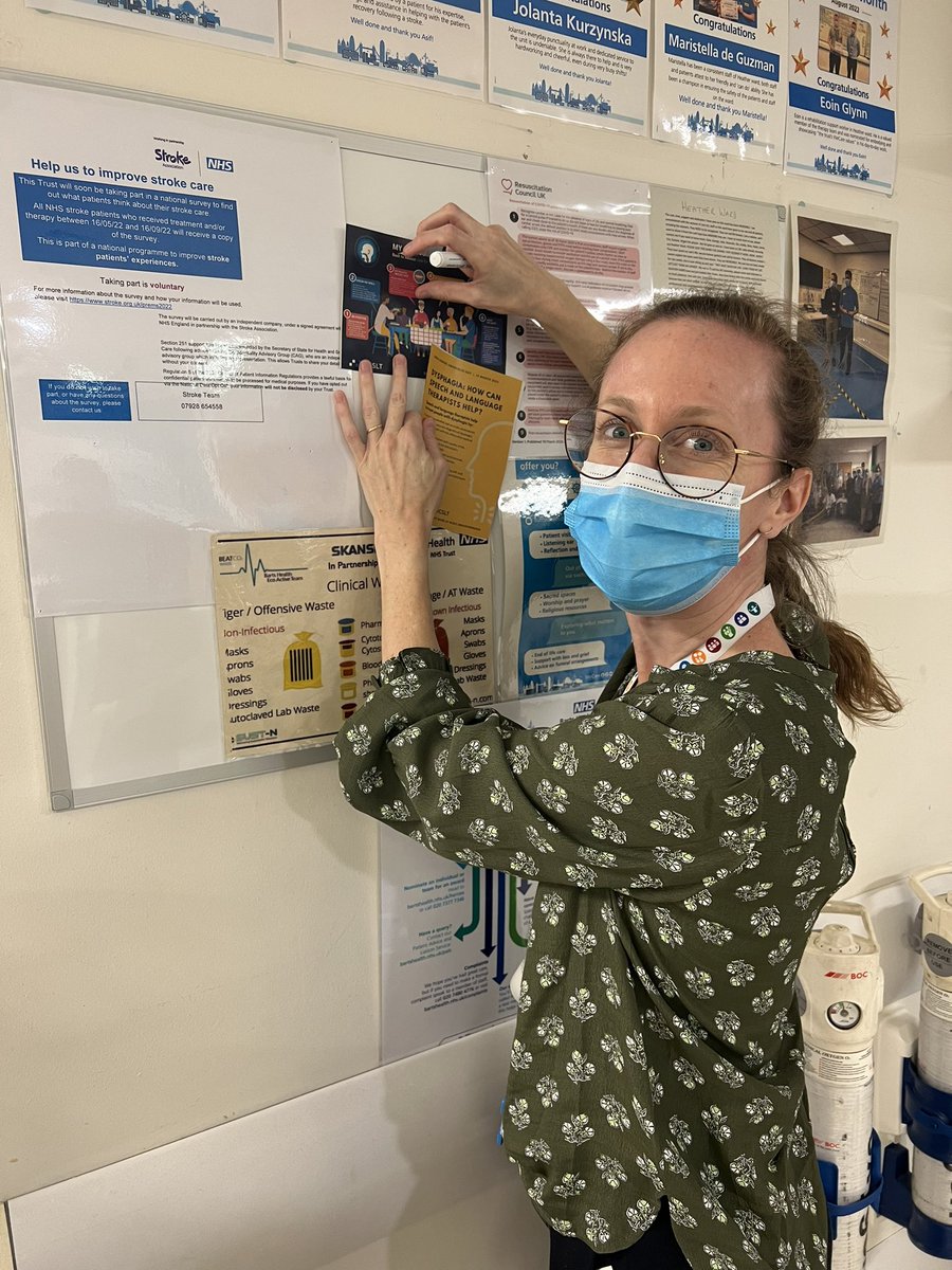 Newham Hospital SLT (@newhamslt) on Twitter photo Encouraging staff on Tayberry and Thistle wards, our Acute Admission Units, to have a go π½οΈ and putting some SLT resources on display! #SwallowAware2023 <a href="/RCSLT/">RCSLT π</a> Encouraging staff on Tayberry and Thistle wards, our Acute Admission Units, to have a go π½οΈ and putting some SLT resources on display! #SwallowAware2023 <a href="/RCSLT/">RCSLT π</a>