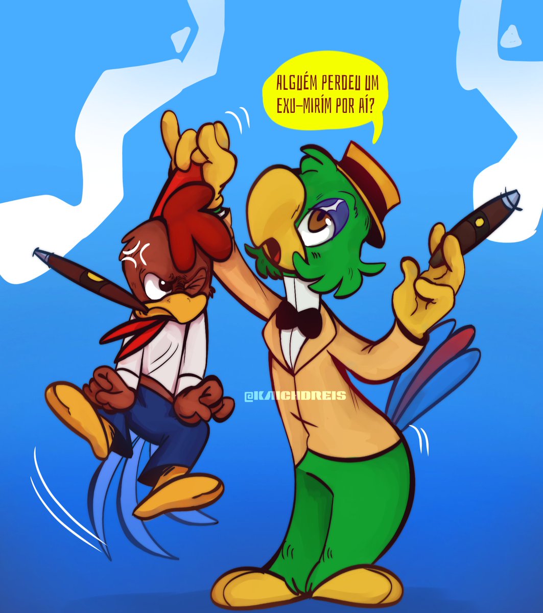 Kaichdreis's tweet photo. Desenhar o zé é muito divertido??? Por nada??? ALSO DESENHEI O MIGUELITO FINALMENTE. Alguém já disse que ele parece um exu-mirím ou eu sou o primeiro?
#josécarioca #panchitopistoles #miguelitomaracas https://t.co/cCMx7bqjB9
