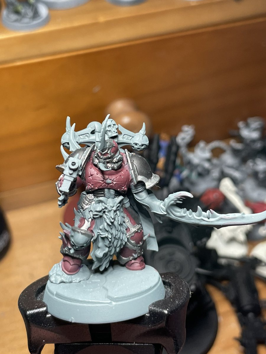 MullinsGT's tweet photo. @warhammer Whoa, kitbashing Kill Teams is my favourite! Working on Word Bearers, Deathwatch and Deathskulls Orks right now! https://t.co/WjgXN8KGdl