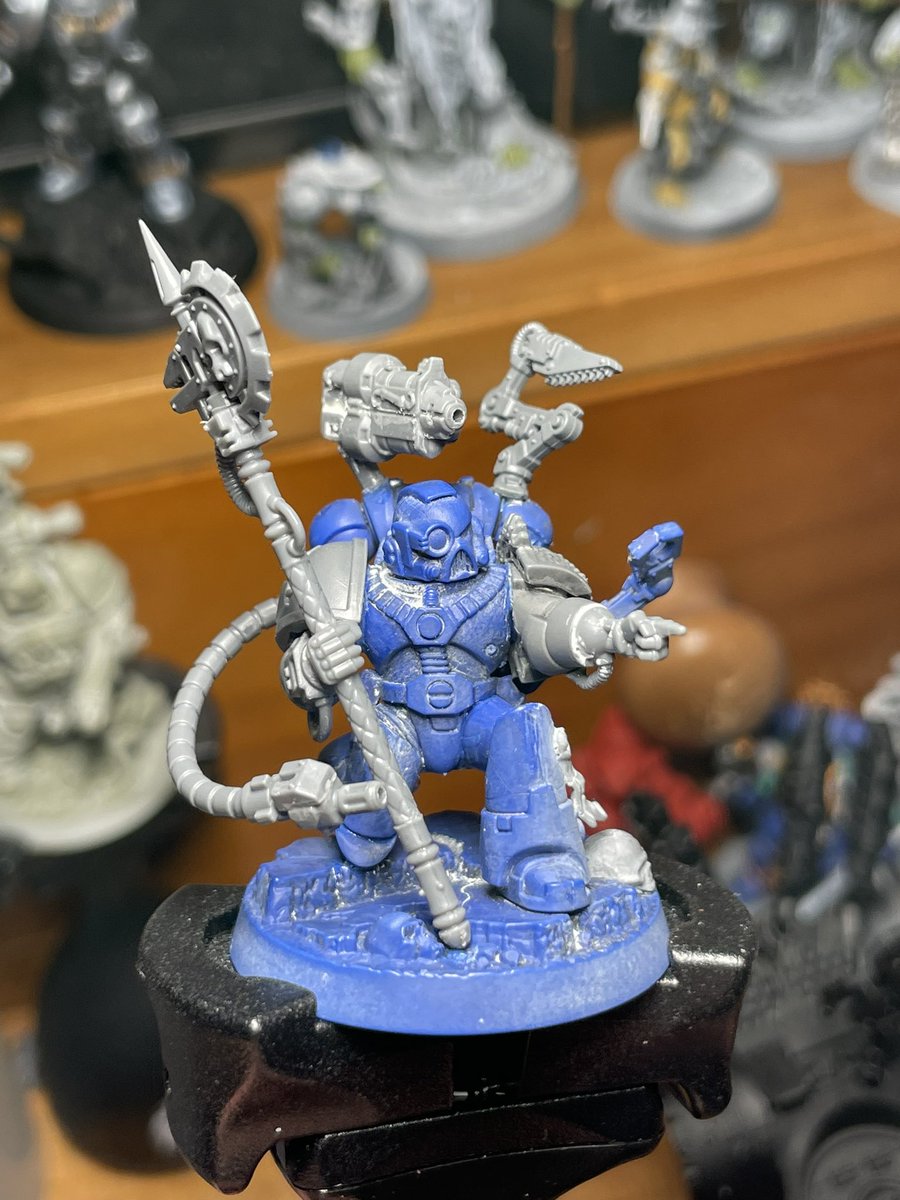 MullinsGT's tweet photo. @warhammer Whoa, kitbashing Kill Teams is my favourite! Working on Word Bearers, Deathwatch and Deathskulls Orks right now! https://t.co/WjgXN8KGdl