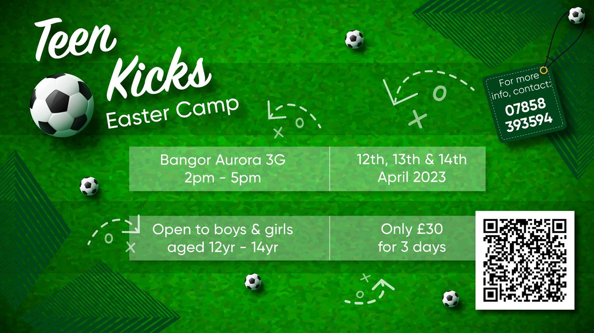 ndayffl's tweet photo. Teen Kicks Easter Camp⚽️
Follow the link to get signed up a❗️

https://t.co/agTjWrRV5x https://t.co/znMmNF0TNF