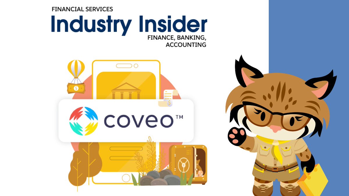 .@coveo uses data to help banks, wealth managers, & insurers create better customer experiences.

Learn more: sforce.co/3Jvr4nG