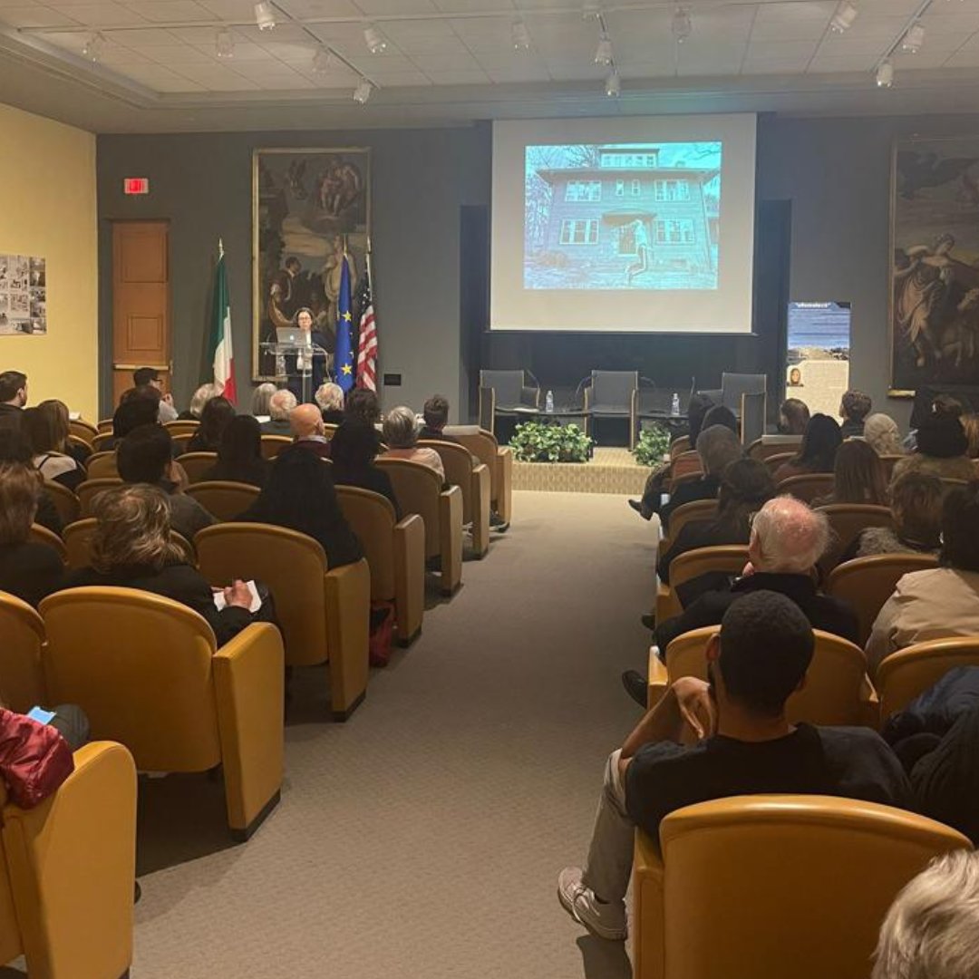 ItalyinUS's tweet photo. What an interesting evening celebrating #MadeInItaly design! 🇮🇹 We loved hearing from Design Ambassador @StefanoBoeri, decarb expert @v_bertelli and discovering work by @CatholicUniv architecture students. #IDD2023 #Innovation #Sustainability https://t.co/ad0B6AGRy8