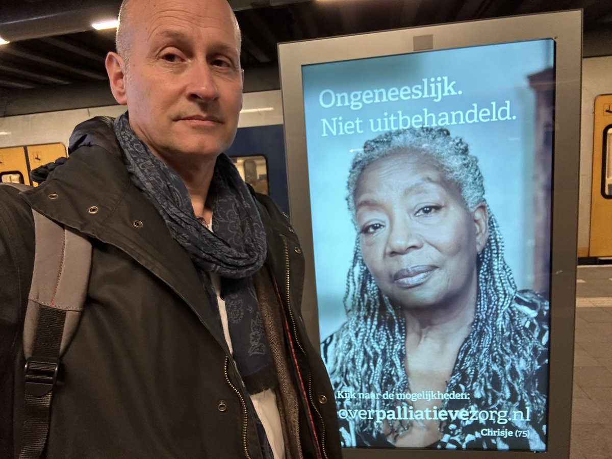 Sterke actie van @PZNLverbindt over de kracht van palliatieve zorg. Uitbehandeld? Wie niet meer beter wordt verdient de best mogelijke behandeling.